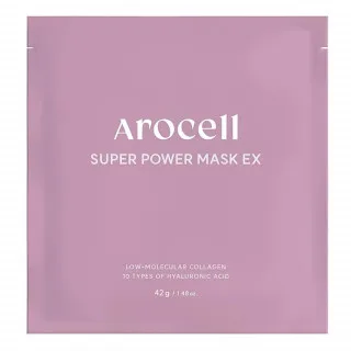 Arocell SUPER POWER Маска гидрогелевая с коллагеном и гиалуроновой кислотой | 42г | SUPER POWER Mask EX