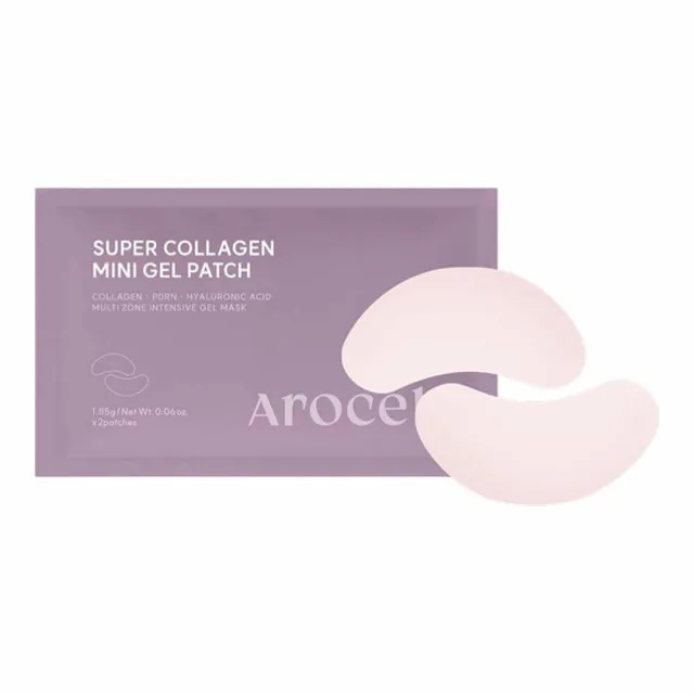 Arocell SUPER COLLAGEN Маски гидрогелевые (патчи) для зоны вокруг глаз с коллагеном и ПДРН | 2шт(1.85г) | SUPER COLLAGEN Gel Patch mini