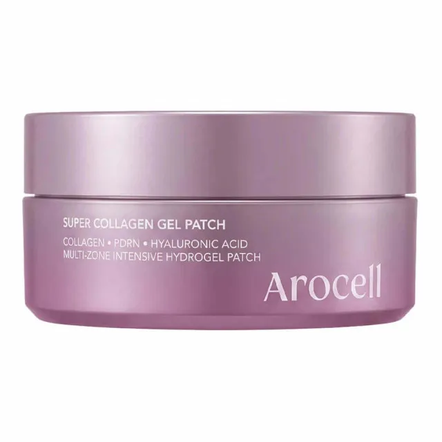 Arocell SUPER COLLAGEN Маски гидрогелевые (патчи) для зоны вокруг глаз с коллагеном и ПДРН | 60шт(88г) | SUPER COLLAGEN Gel Patch