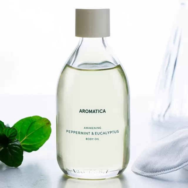 AROMATICA Масло органическое для тела с мятой и эвкалиптом | 100мл | Awakening Body Oil Peppermint and Eucalyptus