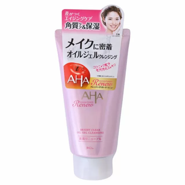 BCL AHA Масло-гель очищающее для снятия макияжа (с фруктовыми кислотами) | 145г | AHA Cleansing Research Bright Clear Oil Gel