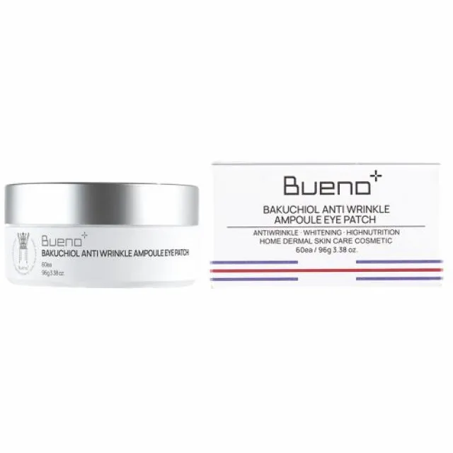 Bueno Bakuchiol Патчи для кожи вокруг глаз с бакучиолом и ретинолом, 60шт | Bakuchiol Anti Wrinkle Ampoule Eye Patch