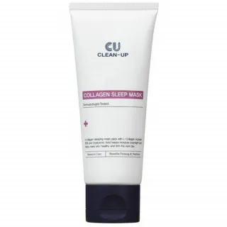 CU CLEAN-UP Ночная лифтинг маска с коллагеном и пептидами | 70г | CUSKIN CU CLEAN-UP Collagen Sleep Mask