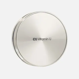 CU Vitamin U Coverfit Увлажняющий крем кушон с эффектом сияния, no.23, SPF50+ PA++++, 1*(15г+15г) / CUSKIN CU: Vitamin U Coverfit Cushionpact SPF50+ PA++++, no.23