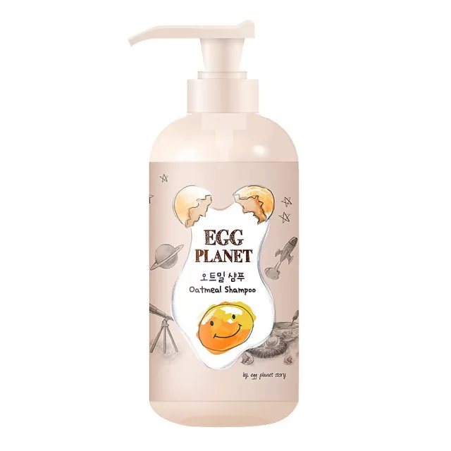 DAENG GI MEO RI Egg Planet Oatmeal Шампунь для волос, с экстрактом овсяных хлопьев | 280мл | Egg Planet Oatmeal Shampoo