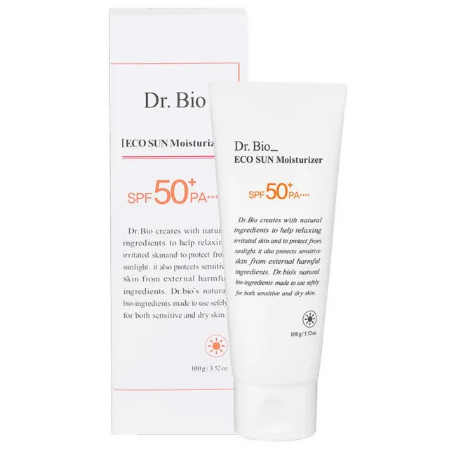 Dr.Bio ECO Солнцезащитный крем для всей семьи SPF50+ PA++++, 100г | ECO Sun Moisturizer SPF 50+ PA++++