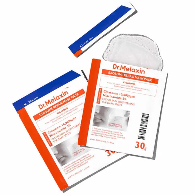 Dr.Melaxin EXOSOME Маска тканевая с экзосомами, восстанавливающая | 30г | EXOSOME Repair Mask Pack