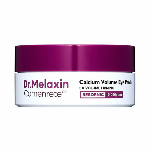 Dr.Melaxin Cemenrete Calcium Патчи гидрогелевые для кожи вокруг глаз с кальцием против отеков и темных кругов | 60шт(72г) | Cemenrete Calcium Volume Eye Patch