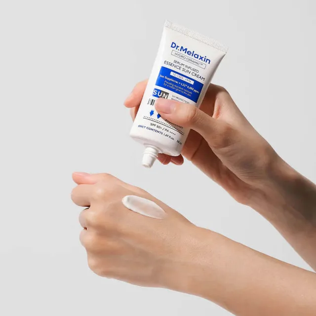Dr.Melaxin HYDRO CERAMIC Крем солнцезащитный SPF50+ PA++++ | 50мл | HYDRO CERAMIC Serum Infused Essence Sun Cream SPF 50+ PA++++ / Waterfull Essence Sun Cream