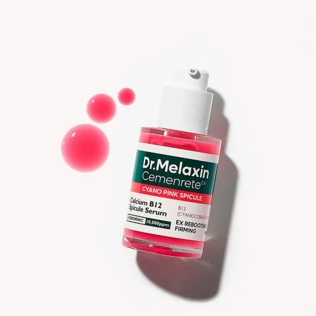 Dr.Melaxin Cemenrete Cyano Сыворотка с микроспикулами и витамином B12 | 30мл | Cemenrete Cyano Pink Spicule Serum