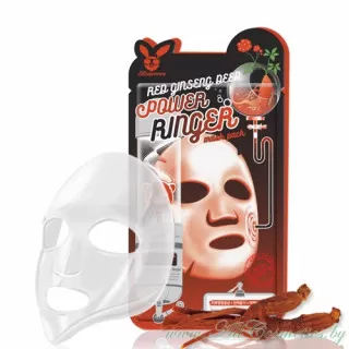 Elizavecca Power Ringer Маска для лица, Red Ginseng (Красный женьшень) | 23мл | Power Ringer Mask Pack, Red Ginseng