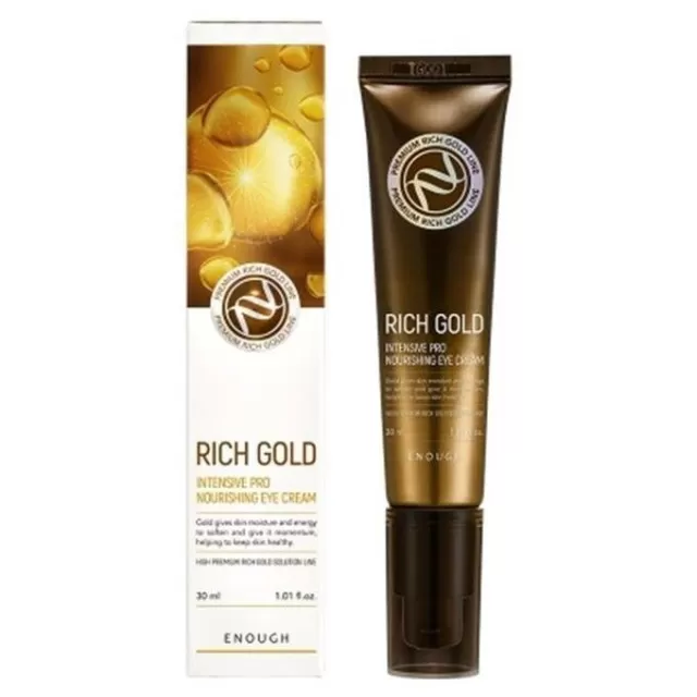 ENOUGH Крем для кожи вокруг глаз питательный с золотом | 30мл | Premium Rich Gold Intensive Pro Nourishing Eye Cream