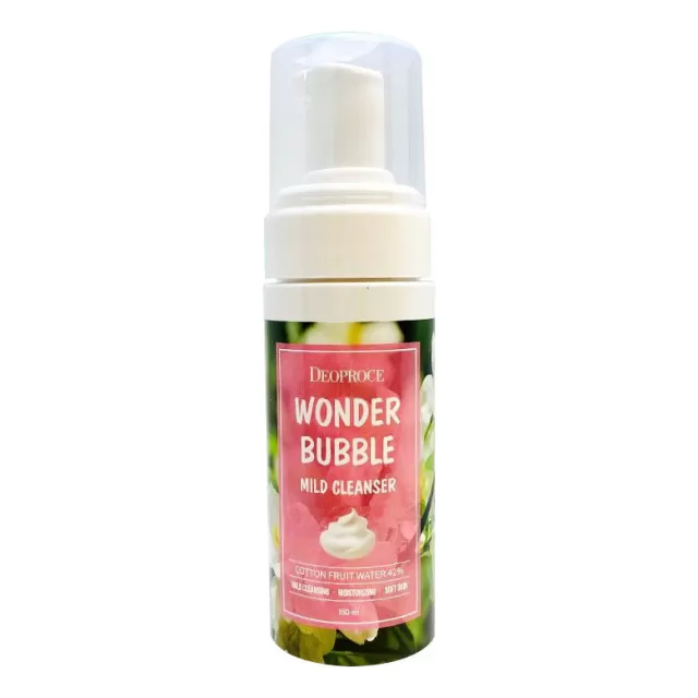 DEOPROCE Wonder Bubble Пенка для умывания и снятия макияжа | 150мл | Wonder Bubble Mild Cleanser