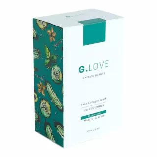 G.LOVE Маска для лица с коллагеном и гиалуроновой кислотой | 6мл | G LOVE Face Collagen Mask ICE CUCUMBER