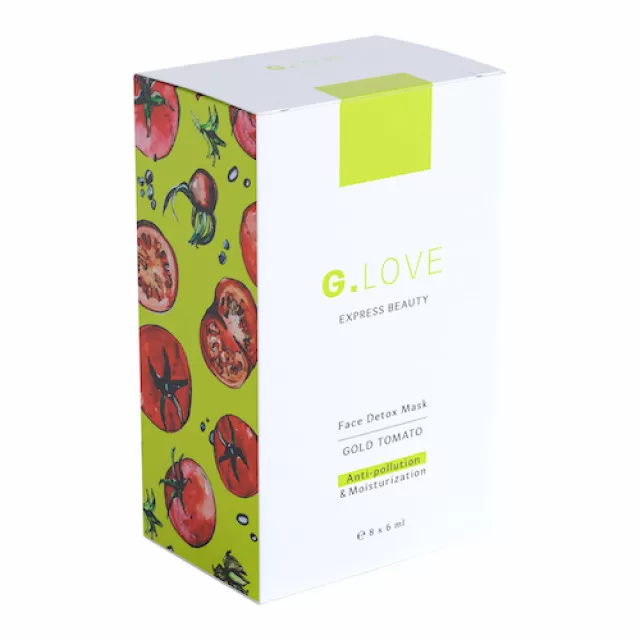 G.LOVE Маска-детокс для лица c золотом | 6мл | G LOVE Face Detox Mask GOLD TOMATO