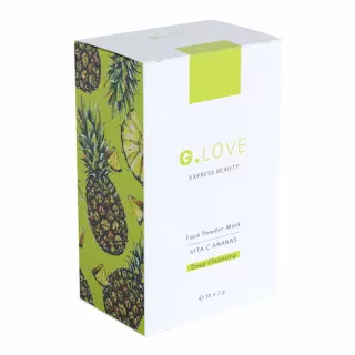 G.LOVE Маска-пудра очищающая витамином С и энзимами ананаса | 1г | Face Powder Mask VITA C ANANAS