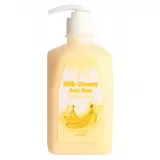 G9SKIN Гель для душа с молочными протеинами и бананом| 520мл | Milk Creamy Wash Banana