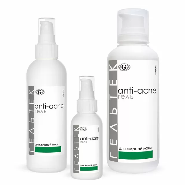 ГЕЛЬТЕК anti-acne Гель для жирной кожи, 5мл, GELTEK