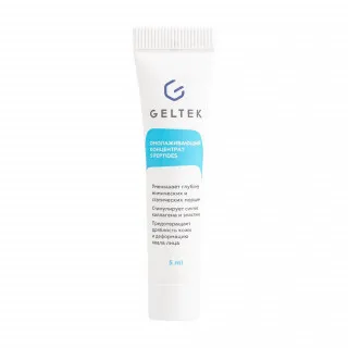ГЕЛЬТЕК anti-age Омолаживающий концентрат с пептидами 5 peptides, 5мл, GELTEK