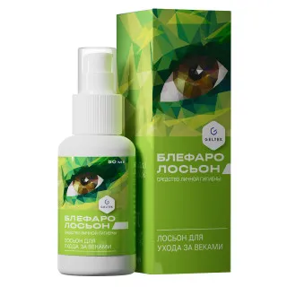 ГЕЛЬТЕК Блефаролосьон лосьон для ухода за веками, средство личной гигиены, 50мл, GELTEK