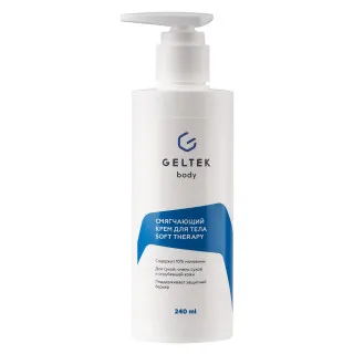 ГЕЛЬТЕК body Смягчающий крем для тела Soft Therapy, 240мл, GELTEK