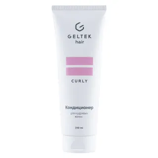 ГЕЛЬТЕК hair Кондиционер для кудрявых волос, 250мл (туба), GELTEK