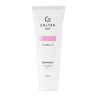 GELTEK hair Шампунь для кудрявых волос (без сульфатов и без силиконов), 100мл (туба), ГЕЛЬТЕК