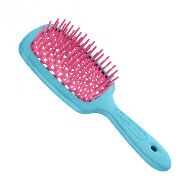 JANEKE Superbrush Small Щетка для волос, светло-бирюзовая с розовым | JANEKE 1830 Superbrush Small 86SP234 AR