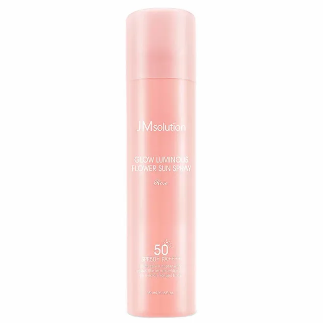 JMsolution Glow Luminous Солнцезащитный спрей с розой SPF50+ PA++++ | 180мл | Glow Luminous Flower Sun Spray Rose SPF50+ PA++++