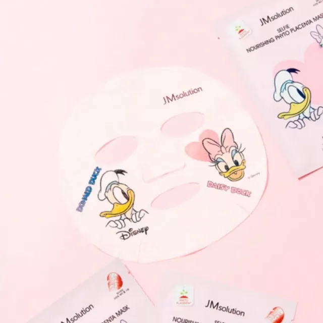 JMsolution Disney Маска тканевая с фитоплацентой, питательная | 30мл | Selfie Nourishing Phyto Placenta Mask