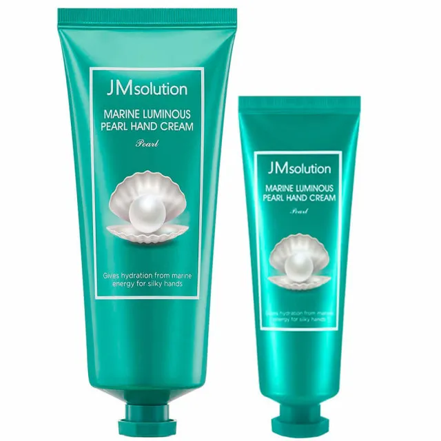 JMsolution Marine Luminous Крем для рук с экстрактом жемчуга | 100мл+50мл | Marine Luminous Pearl Hand Cream