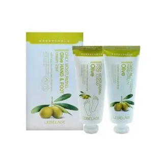 LEBELAGE Набор кремов для рук и ног с оливой | 100мл+100мл | Daily Moisturizing Olive Hand and Foot Cream 2Set