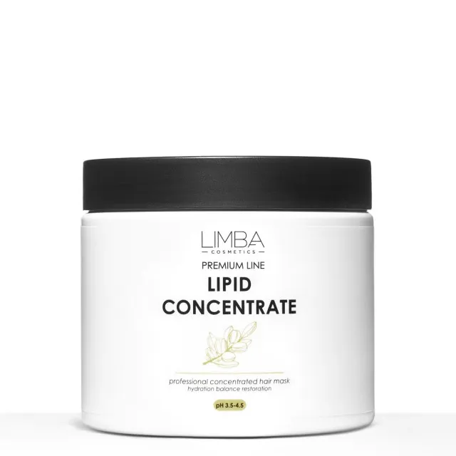 LIMBA Premium Line Маска-концентрат для волос | 490г | LIMBA Cosmetics Premium Line Lipid Concentrate Hair Mask