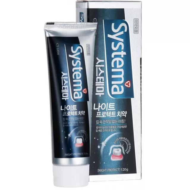 LION Systema Зубная паста ночная антибактериальная | 120г | Systema Night Protect Toothpaste