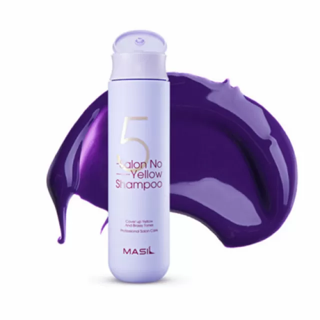 Masil Шампунь тонирующий для осветленных волос | 300мл | 5 Salon No Yellow Shampoo