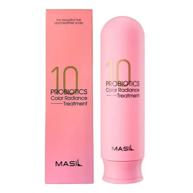 MASIL Маска для окрашенных волос с пробиотиками | 300мл | 10 Probiotics Color Radiance Treatment