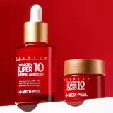 MEDI-PEEL Collagen Super10 Набор для лица (сыворотка + крем), омолаживающий, с коллагеном, ночной | 30мл+10г | Collagen Super10 Sleeping Care Set