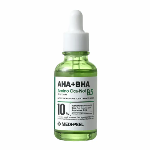 MEDI-PEEL Отшелушивающая ампула с кислотами и центеллой | 30мл | AHA BHA Amino CICA-NOL B5 Ampoule