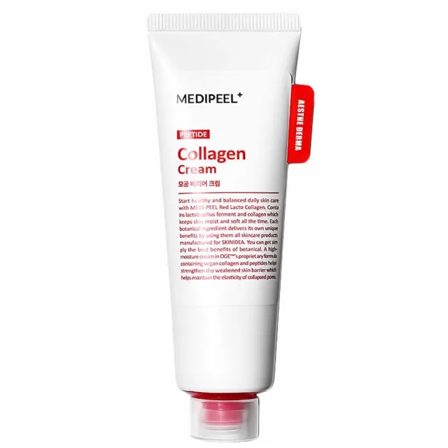 MEDI-PEEL Red Lacto Крем барьерный с пептидами и коллагеном | 80мл | MEDIPEEL Red Lacto Collagen Barrier Cream