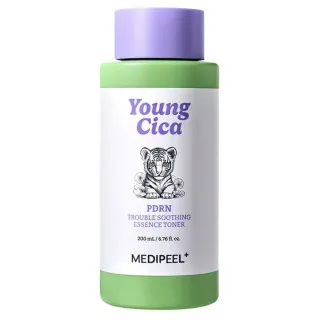 MEDIPEEL Young Cica Тонер-эссенция с ПДРН и центеллой, успокаивающий | 200мл | Young Cica PDRN Trouble Soothing Essence Toner