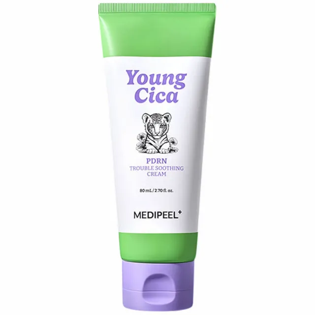 MEDIPEEL Young Cica Крем с ПДРН и центеллой, успокаивающий | 80мл | Young Cica PDRN Trouble Soothing Cream