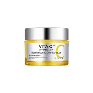 MISSHA Vita C Plus  Антивозрастной крем с витамином С для лица | 50мл | Vita C Plus Spot Correcting Firming Cream