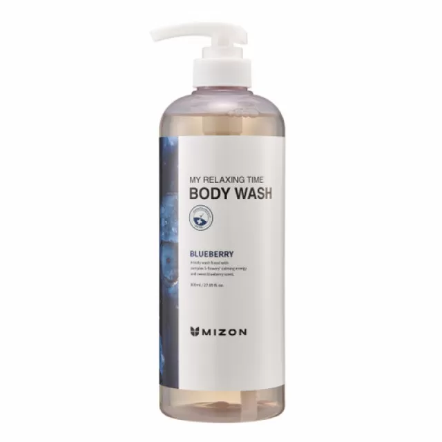 MIZON My Relaxing Гель для душа с черникой | 800мл | My Relaxing Time Body Wash Blueberry