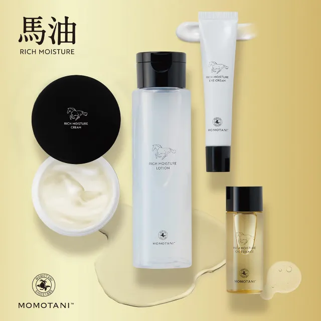 Rich Moisture Глубокоувлажняющий крем для очень сухой кожи лица, 30г / MOMOTANI Rich Moisture Horse Oil Cream