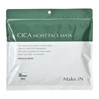 Make.iN Маска тканевая увлажняющая и успокаивающая, набор 30шт(350мл) / CICA Moist Face Mask