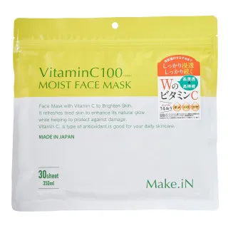 Make.iN Vitamin C 100 Маска тканевая с Витамином С, набор 30шт(350мл) / Vitamin C 100 Moist Face Mask