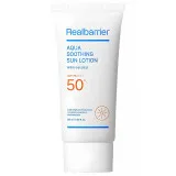 Real Barrier Aqua Soothing Солнцезащитный лосьон, увлажняющий и успокаивающий кожу, SPF50+ PA++++ | 50мл | Real Barrier Aqua Soothing Sun Lotion SPF 50+ PA++++