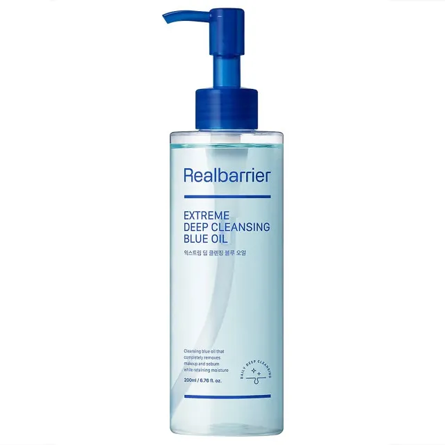 Real Barrier Extreme Гидрофильное масло для глубокого очищения | 200мл | Realbarrier Extreme Deep Cleasing Blue Oil