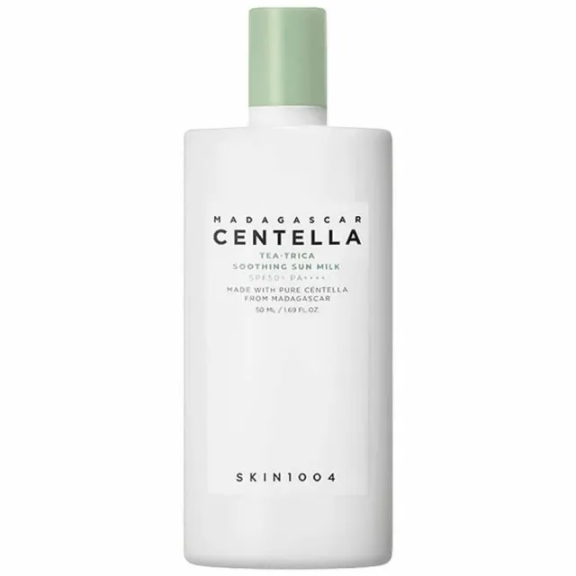 SKIN1004 Tea-Trica Солнцезащитное молочко SPF50+ PA++++ | 50мл | Madagascar Centella Tea-Trica Soothing Sun Milk SPF50+ PA++++