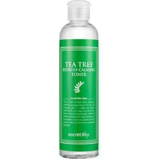Secret Key Тоник для кожи лица, TEA TREE (с экстрактом Зеленого чая и компонентами Чайного дерева) | 248мл | Fresh Nature Toner, TEA TREE Refresh Calming Toner